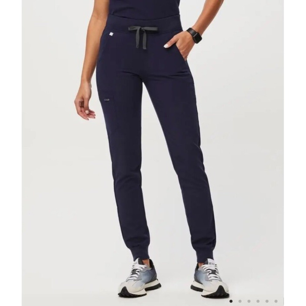 Figs Womens Size Xl Navy‎ Blue Zamora Jogger Pants Scrubs